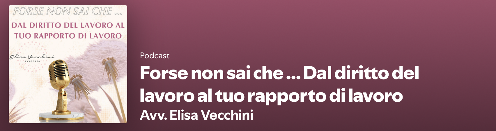 Forse non sai che...
